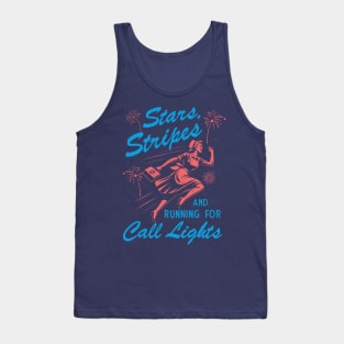 Stars Stripes And Running For Call Lights Tank Top